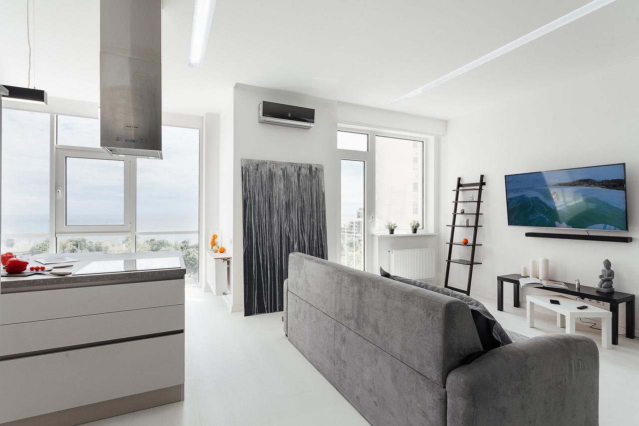 Sea&Sky Arcadia Apartment Odessza Kültér fotó